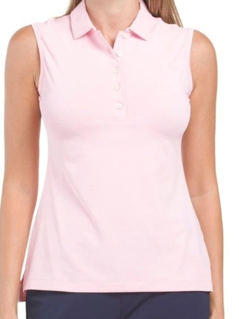 Peter Millar Womens SL Golf Polo Palm Pink NWT DEFECT